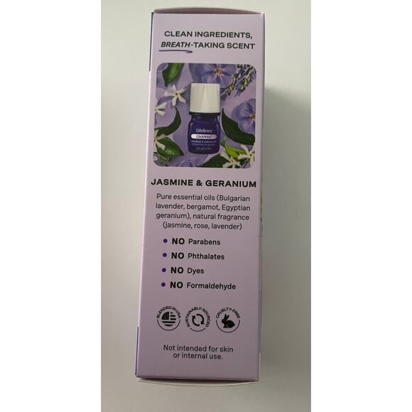 Lifelines ClickWick Refill in Jasmine & Geranium essential oil blend fragrance. - Picture 4 of 4